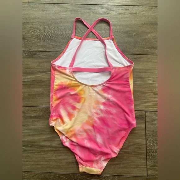 Zara Kids Pink and Orange Tie-Dye One piece/ size SIZE 13-14 см 164 Host Pick ⭐️ - Picture 4 of 5